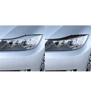 1 paio di adesivi decorativi per sopracciglia con lampada per auto in fibra di carbonio per BMW E90 / 318i / 320i / 325i 2009-2012, Lamp Eyebrow(Three Color), Lamp Eyebrow