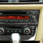 Adesivo decorativo per pannello CD di controllo centrale per auto in fibra di carbonio per BMW E90 / E92 2005-2012, senza navigazione senza foro, CD Panel(Non Navigation without Hole)