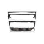 Adesivo decorativo per pannello CD di controllo centrale per auto in fibra di carbonio per BMW E90 / E92 2005-2012, senza navigazione senza foro, CD Panel(Non Navigation without Hole)