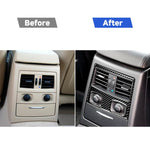 Adesivo decorativo per presa d'aria posteriore per auto in fibra di carbonio per BMW E90 / E92 2005-2012, Rear Air Vent with Hole, Rear Air Vent