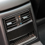 Adesivo decorativo per presa d'aria posteriore per auto in fibra di carbonio per BMW E90 / E92 2005-2012, Rear Air Vent with Hole, Rear Air Vent
