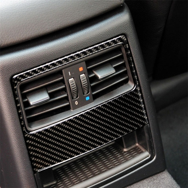 Adesivo decorativo per presa d'aria posteriore per auto in fibra di carbonio per BMW E90 / E92 2005-2012, Rear Air Vent with Hole, Rear Air Vent