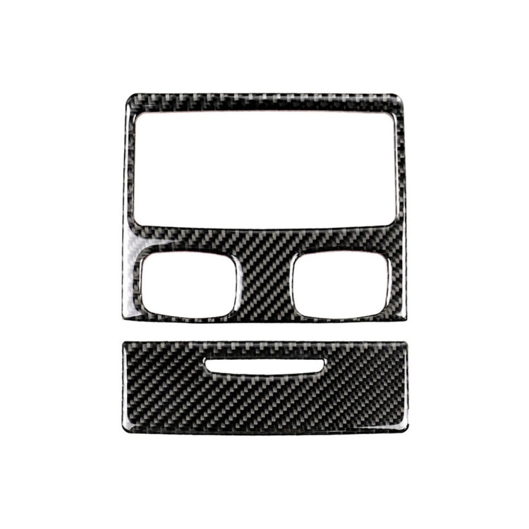 Adesivo decorativo combinato presa d'aria posteriore per auto in fibra di carbonio con foro per BMW E90 / E92 2005-2012, Rear Air Vent Combination with Hole, Rear Air Vent Combination