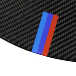 Adesivo decorativo per pannello altoparlante per strumento auto in fibra di carbonio a tre colori per BMW F30 2013-2018 / F34 2013-2018, Instrument Speaker Panel