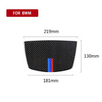 Adesivo decorativo per pannello altoparlante per strumento auto in fibra di carbonio a tre colori per BMW F30 2013-2018 / F34 2013-2018, Instrument Speaker Panel