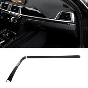 Adesivo decorativo per controllo centrale copilota per auto in fibra di carbonio per BMW F30 2013-2018 / F34 2013-2018, adatto per la guida a sinistra, Copilot Central Control