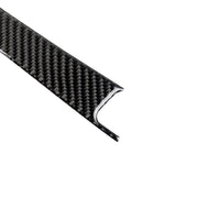 Adesivo decorativo per controllo centrale copilota per auto in fibra di carbonio per BMW F30 2013-2018 / F34 2013-2018, adatto per la guida a sinistra, Copilot Central Control