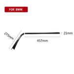 Adesivo decorativo per controllo centrale copilota per auto in fibra di carbonio per BMW F30 2013-2018 / F34 2013-2018, adatto per la guida a sinistra, Copilot Central Control