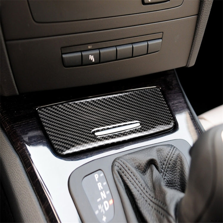 Adesivo decorativo posacenere fibra carbonio BMW E90 E92 E93