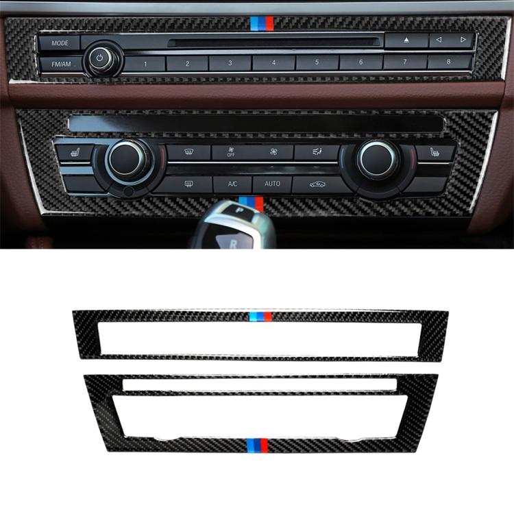 Adesivo decorativo in fibra di carbonio per BMW Serie 5 F10