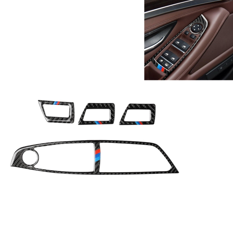 Adesivo decorativo in fibra di carbonio per BMW F10 2011-2018