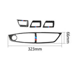 Adesivo decorativo in fibra di carbonio per BMW Serie 5 F10