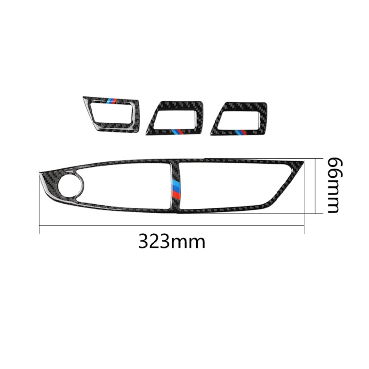 Adesivo decorativo in fibra di carbonio per BMW Serie 5 F10