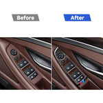 Adesivo decorativo in fibra di carbonio per BMW Serie 5 F10