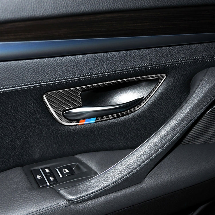Adesivo decorativo fibra di carbonio per maniglia BMW F10