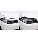 Adesivo decorativo per sopracciglia per lampada per auto in fibra di carbonio per BMW Serie 5 F10 2014-2016, Lamp Eyebrow