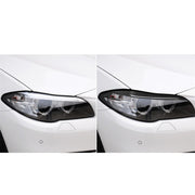 Adesivo decorativo per sopracciglia per lampada per auto in fibra di carbonio per BMW Serie 5 F10 2014-2016, Lamp Eyebrow