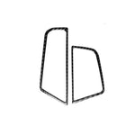 Adesivo decorativo per telaio uscita aria laterale per auto in fibra di carbonio per BMW Serie 5 F10 2011-2017, adatto per la guida a sinistra, Side Air Outlet Frame