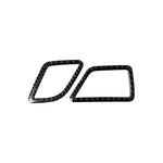 Adesivo decorativo per uscita aria strumento auto in fibra di carbonio per BMW Serie 5 F10 2011-2017, adatto per la guida a sinistra, Instrument Air Outlet
