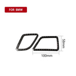 Adesivo decorativo per uscita aria strumento auto in fibra di carbonio per BMW Serie 5 F10 2011-2017, adatto per la guida a sinistra, Instrument Air Outlet