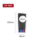 Adesivo decorativo per freno a mano per auto in fibra di carbonio sotto il pannello per BMW Serie 5 F07 F10 F25 F26 / GT X3 X4 2009-2016, adatto per la guida a sinistra, Handbrake Below Panel(Three Color), Handbrake Below Panel