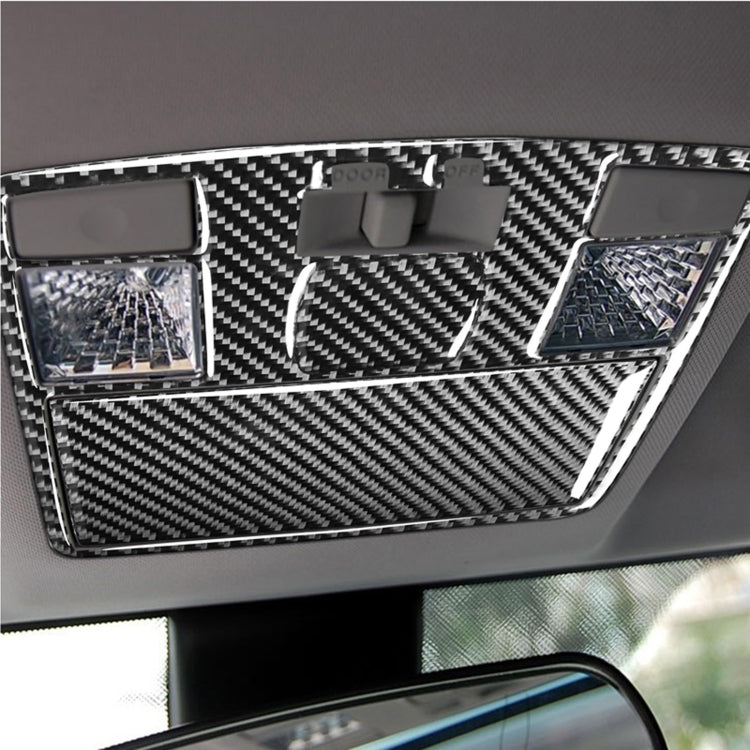 Adesivo decorativo per luce di lettura anteriore in fibra di carbonio per auto per Mazda RX8 2004-2008, guida a destra e a sinistra universale, Front Reading Light