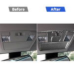 Adesivo decorativo per luce di lettura anteriore in fibra di carbonio per auto per Mazda RX8 2004-2008, guida a destra e a sinistra universale, Front Reading Light