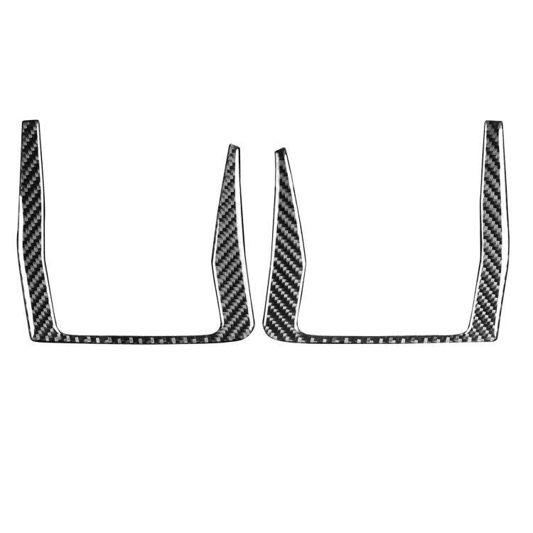 Adesivo decorativo per maniglia della porta posteriore in fibra di carbonio per auto da 2 pezzi per Mazda RX8 2004-2008, guida a destra e a sinistra universale, Rear Door Handle