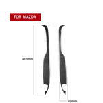 Adesivo decorativo per bracciolo posteriore in fibra di carbonio per auto da 2 pezzi per Mazda RX8 2004-2008, guida a destra e a sinistra universale, Rear Armrest