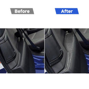 Adesivo decorativo per bracciolo posteriore in fibra di carbonio per auto da 2 pezzi per Mazda RX8 2004-2008, guida a destra e a sinistra universale, Rear Armrest
