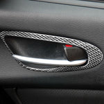 Adesivo decorativo per maniglia della porta in fibra di carbonio da 2 pezzi per Mazda RX8 2004-2008, guida a destra e a sinistra universale, Door Handle