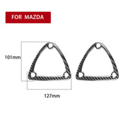 Adesivo decorativo per poggiatesta del sedile in fibra di carbonio per Mazda RX8 2004-2008, guida a destra e a sinistra universale, Seat Headrest