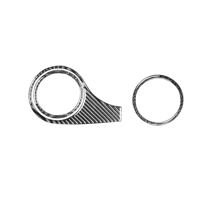 Adesivo decorativo per presa d'aria sul cruscotto in fibra di carbonio per auto per Mazda RX8 2004-2008, guida a sinistra, Dashboard Air Outlet