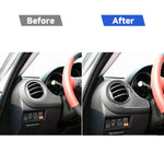 Adesivo decorativo per presa d'aria sul cruscotto in fibra di carbonio per auto per Mazda RX8 2004-2008, guida a sinistra, Dashboard Air Outlet
