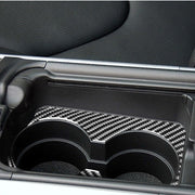 Adesivo decorativo per portabicchieri per corrimano in fibra di carbonio per auto per Mazda RX8 2004-2008, guida a sinistra, Handrail Cup Holder