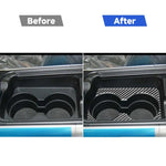 Adesivo decorativo per portabicchieri per corrimano in fibra di carbonio per auto per Mazda RX8 2004-2008, guida a sinistra, Handrail Cup Holder