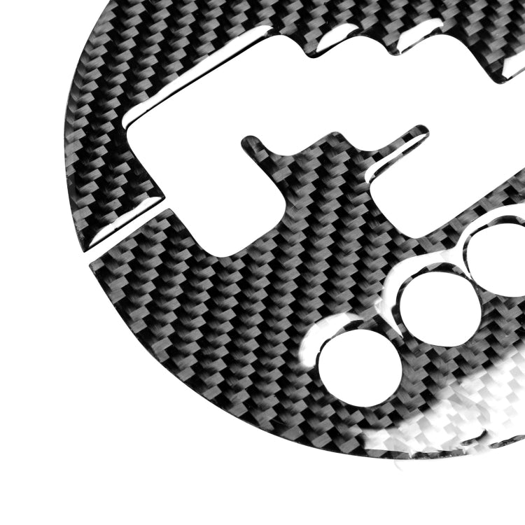 Adesivo decorativo per pannello ingranaggi in fibra di carbonio per Mazda RX8 2004-2008, guida a sinistra, Gear Panel