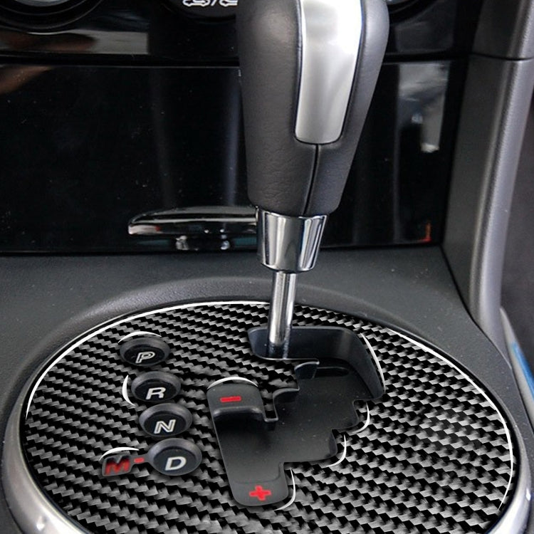 Adesivo decorativo per pannello ingranaggi in fibra di carbonio per Mazda RX8 2004-2008, guida a sinistra, Gear Panel