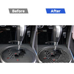 Adesivo decorativo per pannello ingranaggi in fibra di carbonio per Mazda RX8 2004-2008, guida a sinistra, Gear Panel