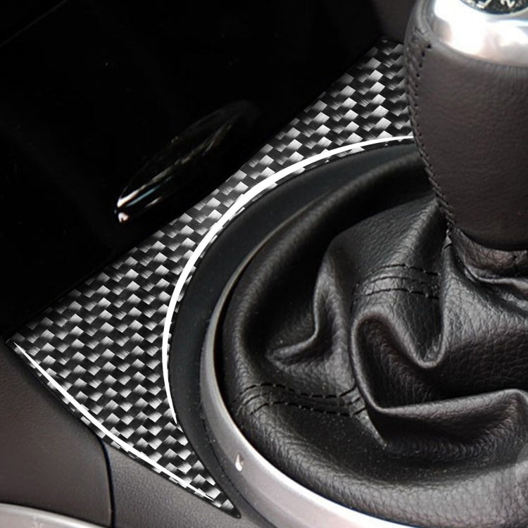 Adesivo decorativo superiore per console di posizione del cambio in fibra di carbonio per auto per Mazda RX8 2004-2008, guida a destra e a sinistra universale, Gear Position Console Upper