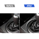 Adesivo decorativo superiore per console di posizione del cambio in fibra di carbonio per auto per Mazda RX8 2004-2008, guida a destra e a sinistra universale, Gear Position Console Upper