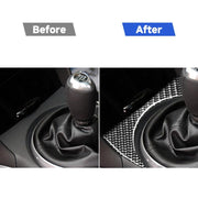 Adesivo decorativo superiore per console di posizione del cambio in fibra di carbonio per auto per Mazda RX8 2004-2008, guida a destra e a sinistra universale, Gear Position Console Upper