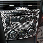 Adesivo decorativo per pannello multimediale per cruscotto in fibra di carbonio 3 in 1 per Mazda RX8 2004-2008, guida a destra e a sinistra universale, Dashboard Multimedia Panel