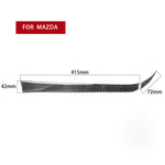 Adesivo decorativo per portaoggetti lato passeggero in fibra di carbonio 2 in 1 per Mazda RX8 2004-2008, guida a destra e a sinistra universale, Passenger Side Storage