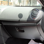Adesivo decorativo per portaoggetti lato passeggero in fibra di carbonio 2 in 1 per Mazda RX8 2004-2008, guida a destra e a sinistra universale, Passenger Side Storage