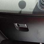 Adesivo decorativo per maniglia vano portaoggetti in fibra di carbonio per auto per Mazda RX8 2004-2008, guida a destra e a sinistra universale, Glove Box Storage Box Handle