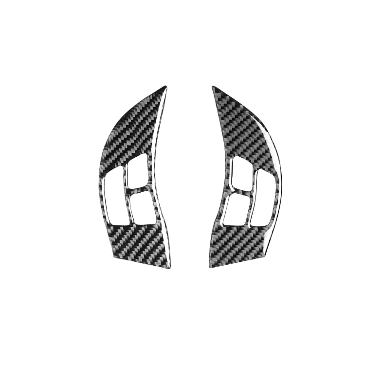 Adesivo decorativo per volante in fibra di carbonio da 2 pezzi per Mazda RX8 2004-2008, guida a destra e a sinistra universale, Steering Wheel A