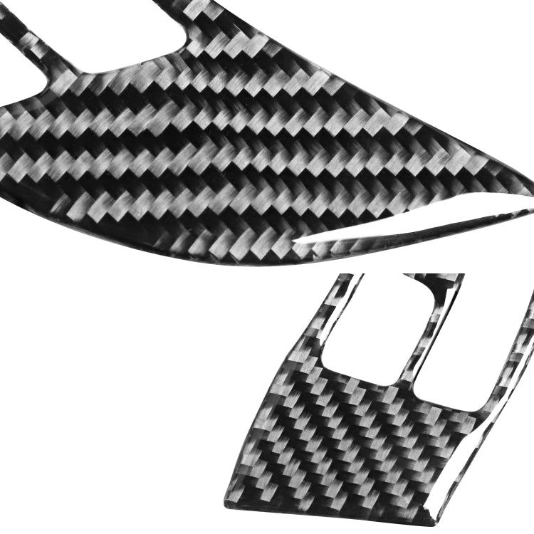 Adesivo decorativo per volante in fibra di carbonio da 2 pezzi per Mazda RX8 2004-2008, guida a destra e a sinistra universale, Steering Wheel A