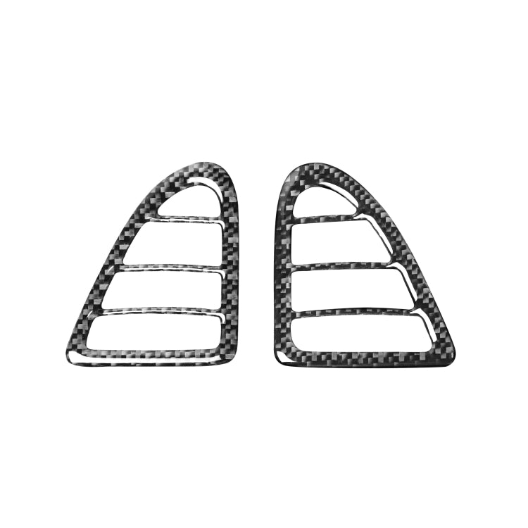 Adesivo decorativo per uscita aria sinistra e destra in fibra di carbonio da 2 pezzi per Mazda RX8 2004-2008, guida a destra e sinistra universale, Left and Right Air Outlet