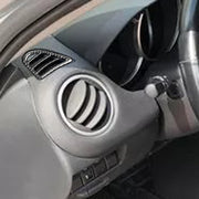 Adesivo decorativo per uscita aria sinistra e destra in fibra di carbonio da 2 pezzi per Mazda RX8 2004-2008, guida a destra e sinistra universale, Left and Right Air Outlet